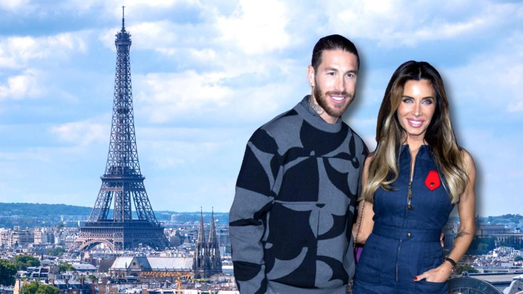 Pilar Rubio y Sergio Ramos en un montaje de El Español.