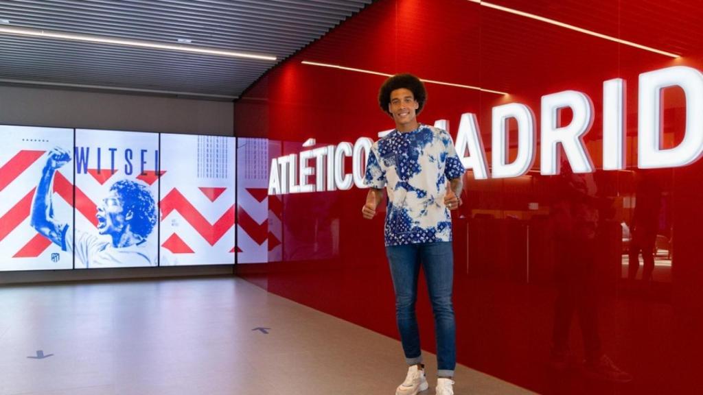 Axel Witsel en el Metropolitano.