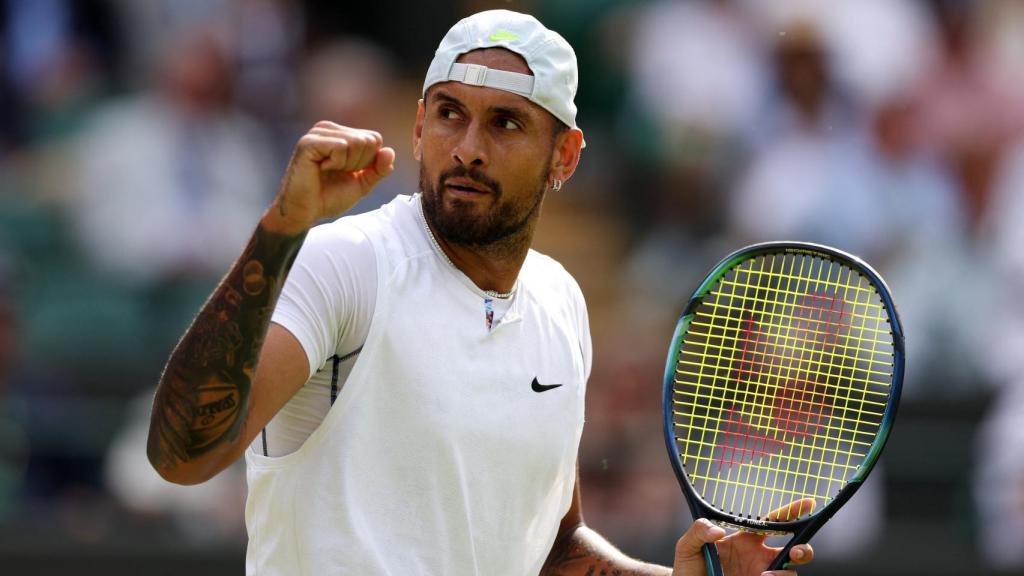 Nick Kyrgios, en Wimbledon 2022