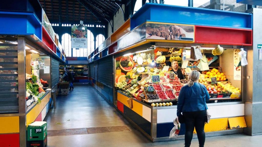 Interior del mercado de Atarazanas, en Málaga.