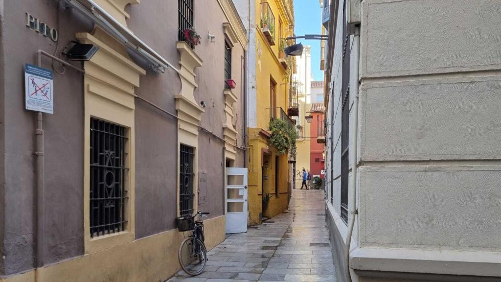 La calle Pito, en el Centro de Málaga.