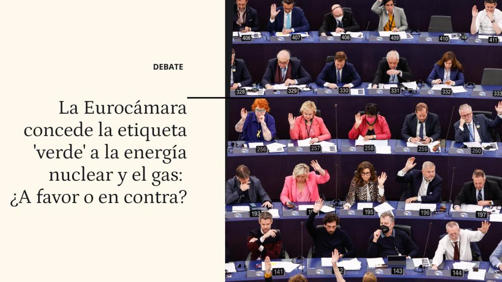 Debate |  La Eurocámara concede la etiqueta 'verde' a la energía nuclear y el gas: ¿Qué opina?