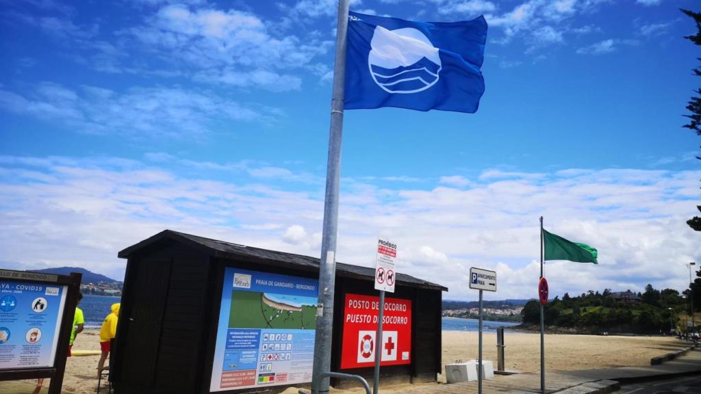 Nuevos servicios en las playas de Bergondo (A Coruña).