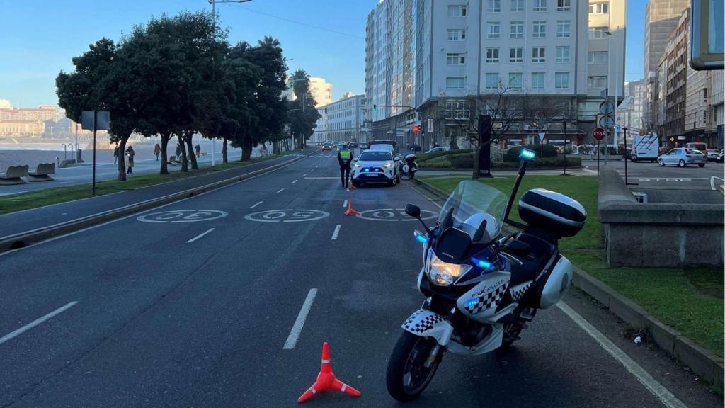 Control de velocidad en A Coruña