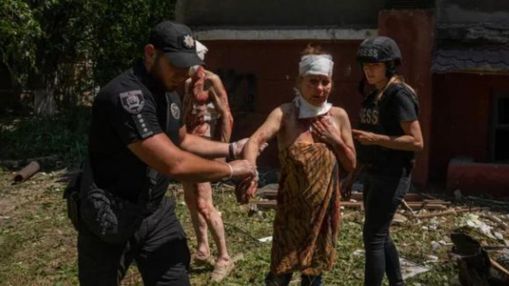 Imagen de los ataques de este jueves en Kramatorsk