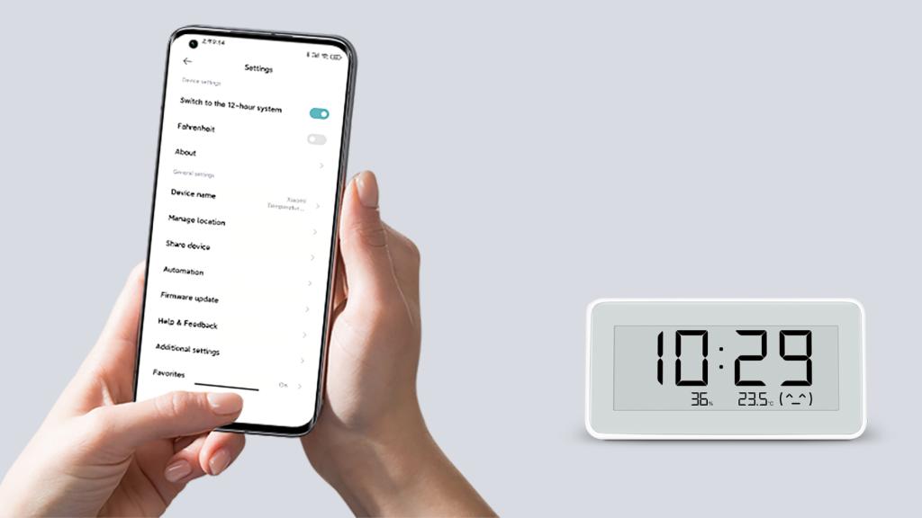 Xiaomi Temperature and Humidity Monitor Clock