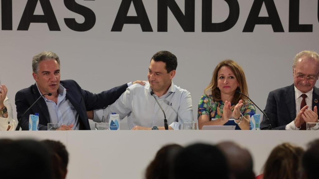 El coordinador general del PP, Elías Bendodo, en la reunión del Comité Ejecutivo y la Junta Directiva del PP de Málaga.