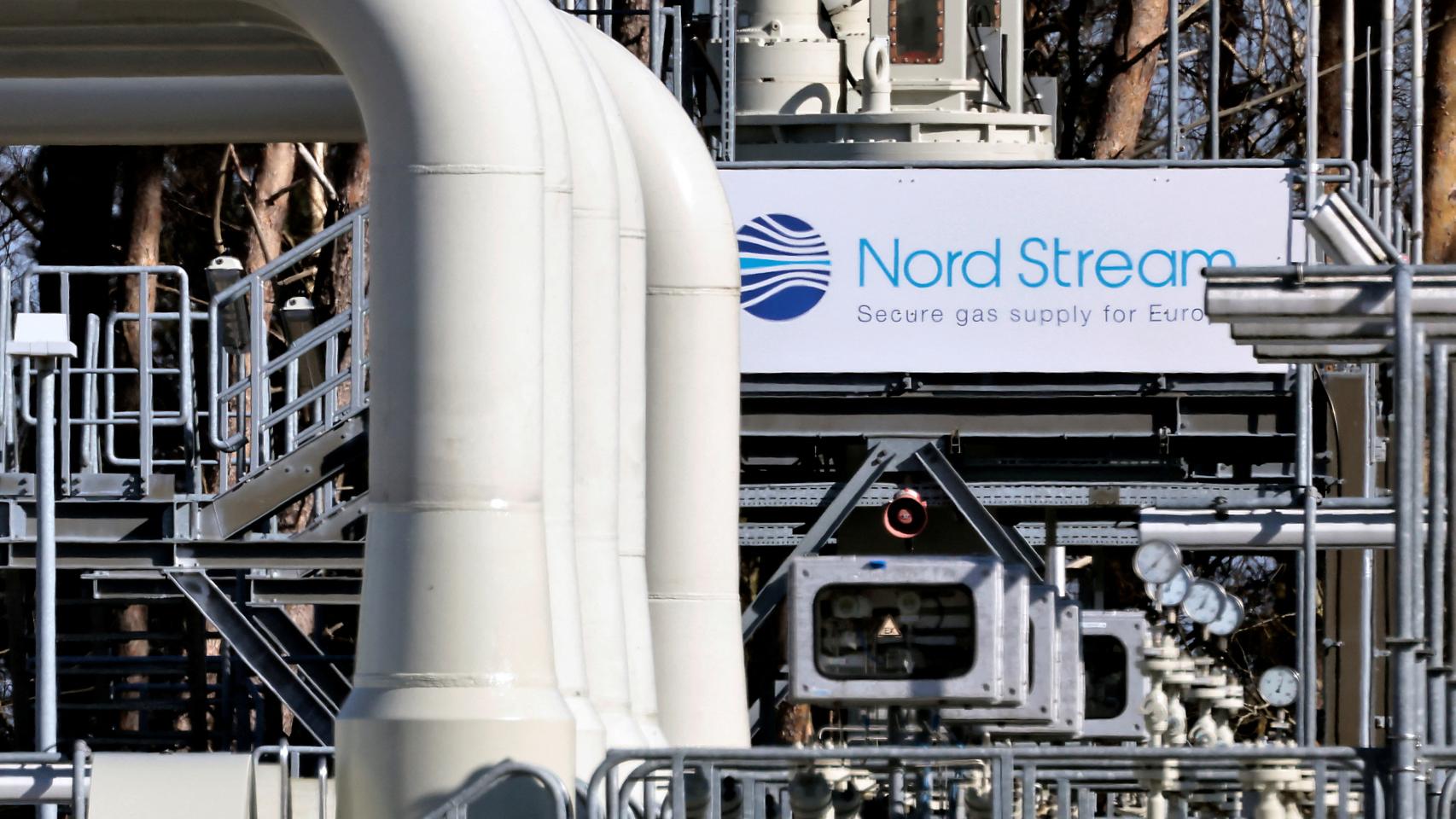 Instalaciones del gasoducto Nord Stream 1 en Lubmin, Alemania.