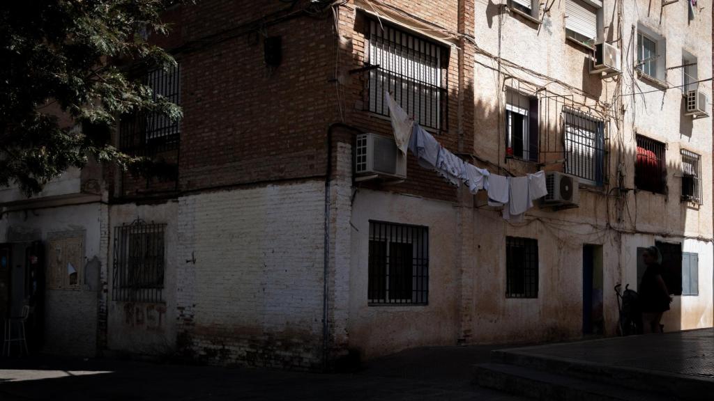 Una casa del barrio de la Palmilla.