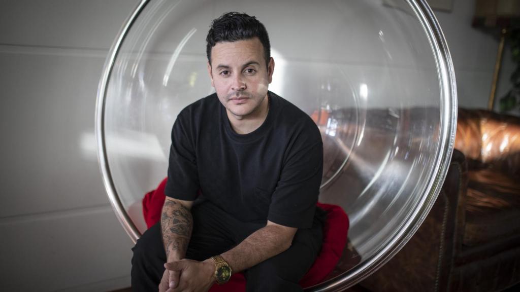 El productor Manuel Lara durante una entrevista a EL ESPAÑOL