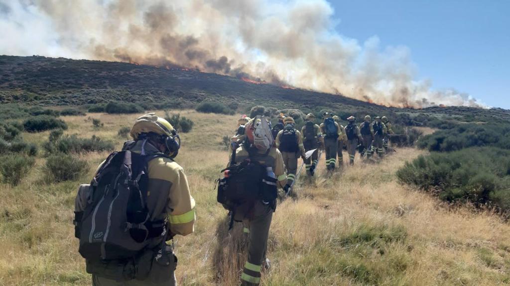 Incendio en San Esteban del Valle (Ávila)