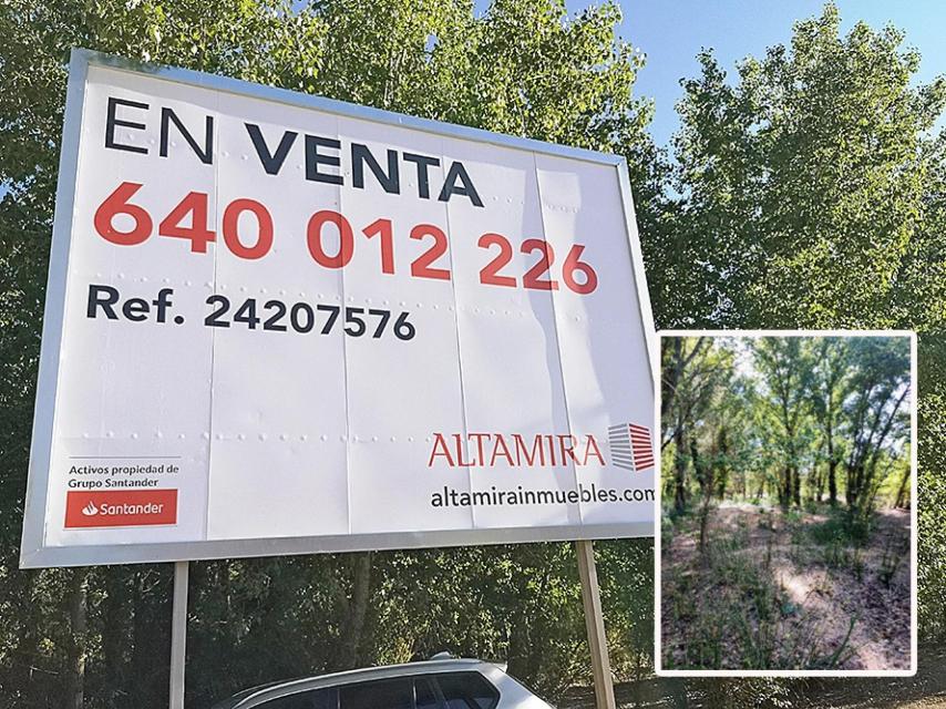 Zona que critica la Asociación La Calle de Laguna de Duero