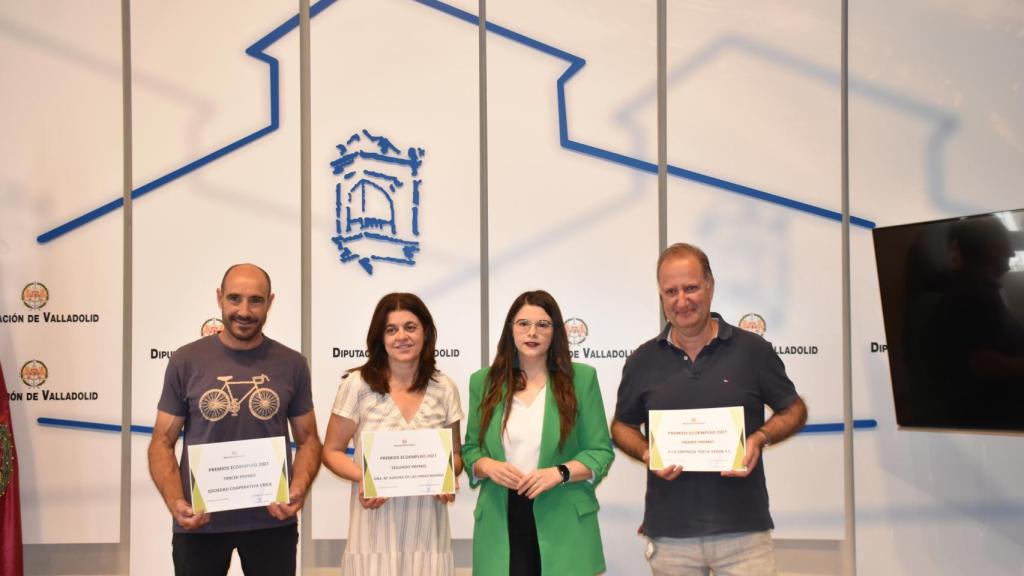 La Diputación de Valladolid entrega los Premios Ecoempleo 2021