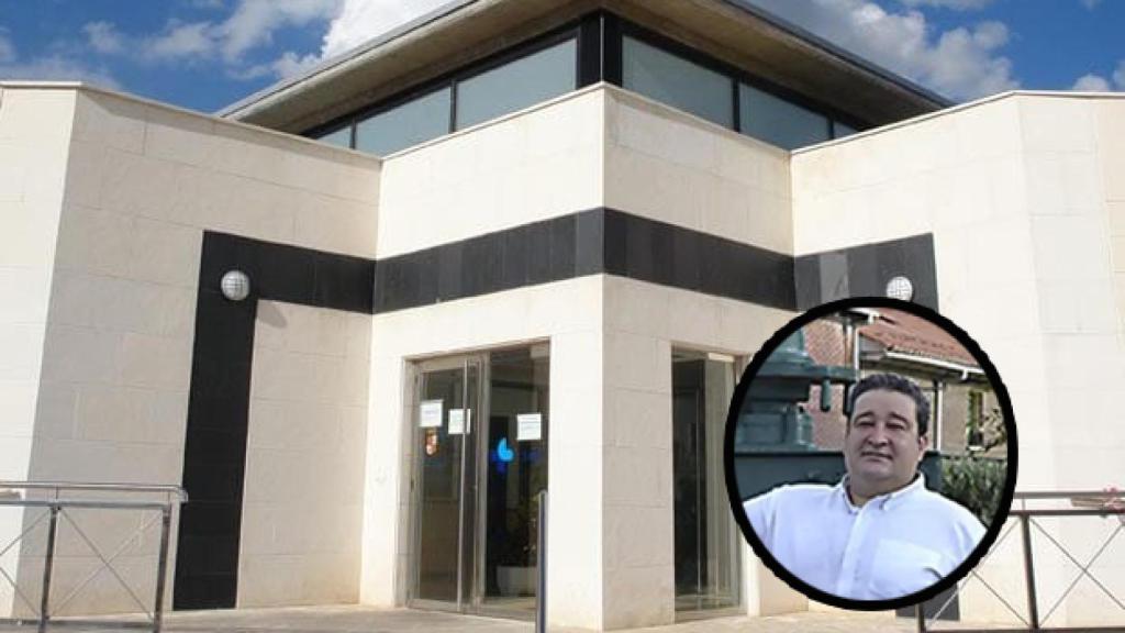 El Centro de Salud de Cigales y el alcalde, José Ignacio Fernández