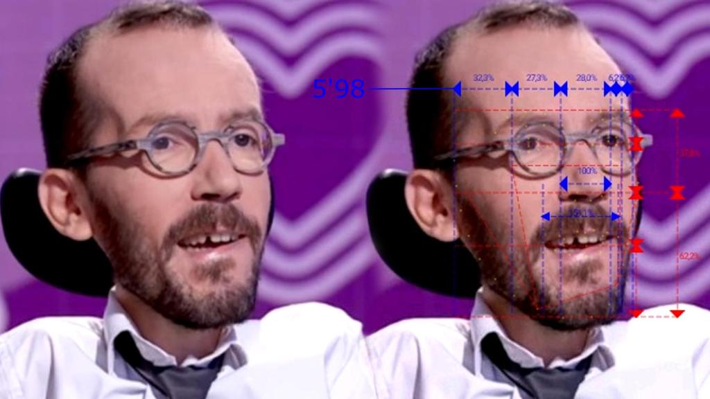 Pablo Echenique en un fotomontaje de EL ESPAÑOL.