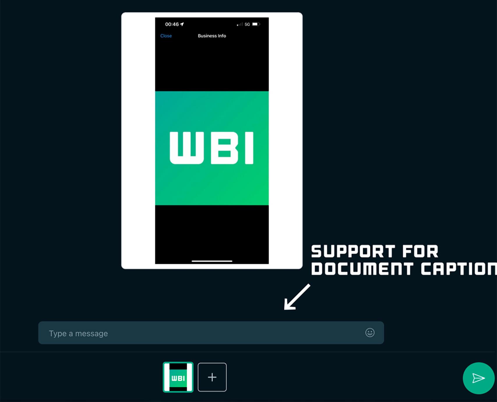 Así es añadir un comentario a un documento en WhatsApp