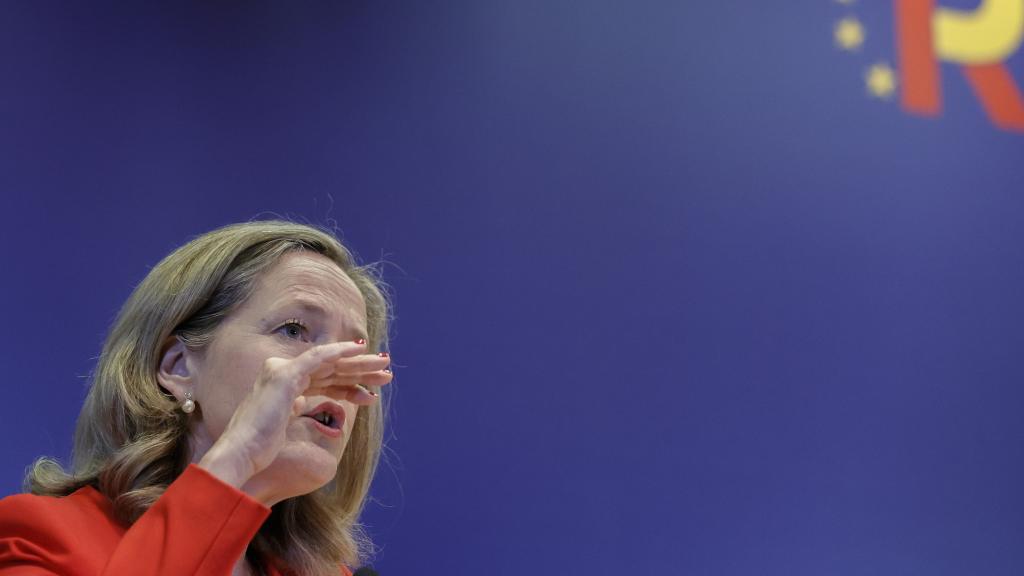 La vicepresidenta económica del Gobierno, Nadia Calviño.