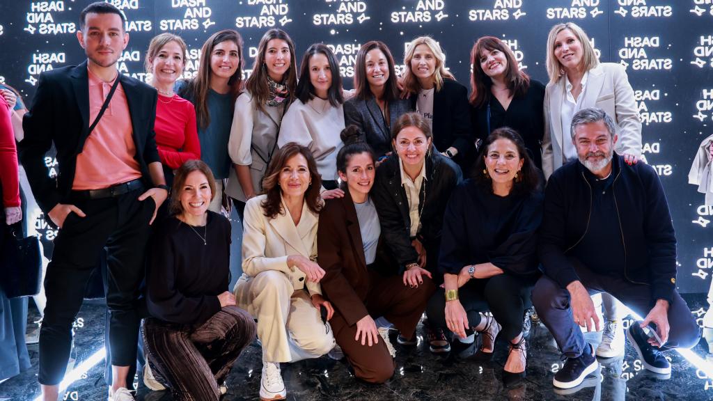 El equipo de Dash and Stars en el evento de presentación de la marca.