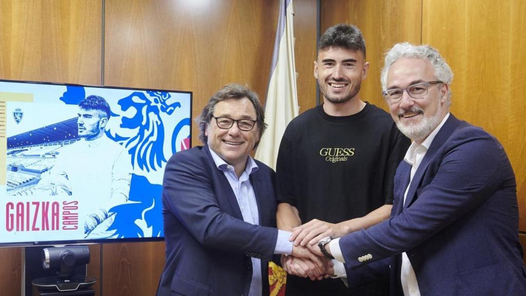 Gaizka Campos, al anunciarse su fichaje por el Real Zaragoza que luego fue cancelado