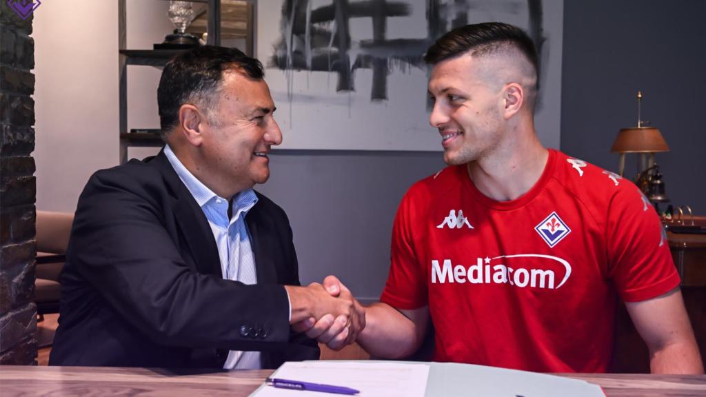 Luka Jovic ficha por la Fiorentina