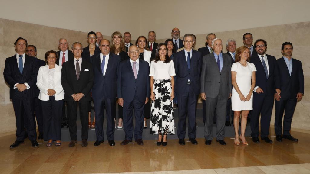 La reina Letizia en su reunión con la FAD Juventud el pasado 22 de junio.