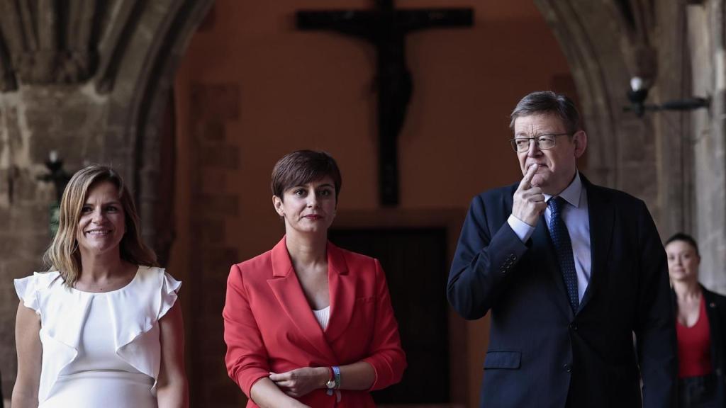 Ximo Puig en la toma de posesión de la nueva delegada del Gobierno en la Comunidad, Pilar Bernabé, esta semana.