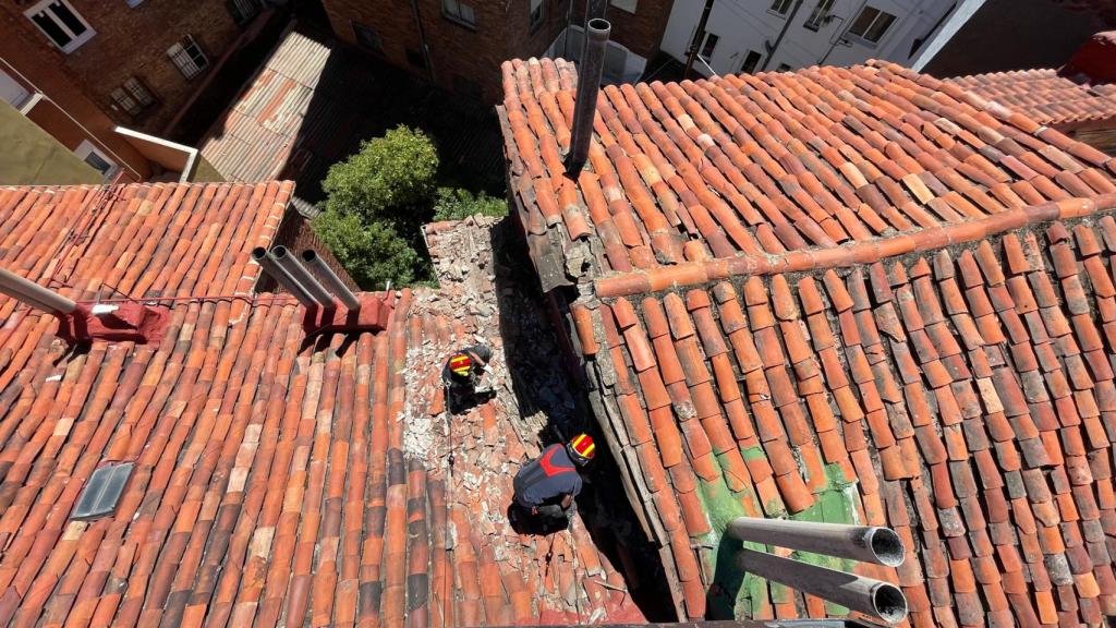 El edificio de León que se ha desplomado