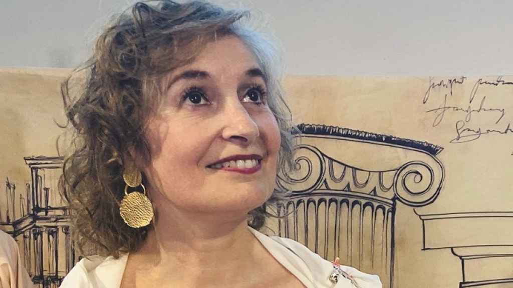 Assumpta Serna, en un ensayo de 'Minerva'.