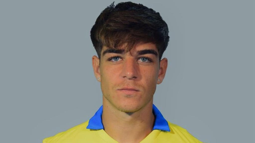 Yeray Molina en su etapa en el Cádiz.