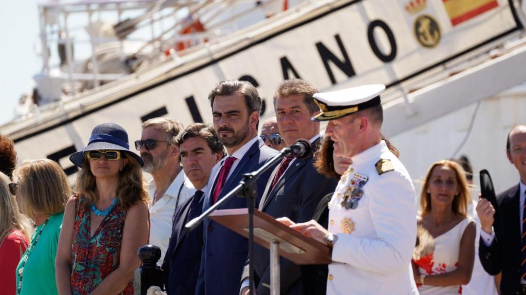 Acto de jura de bandera civil en A Coruña.