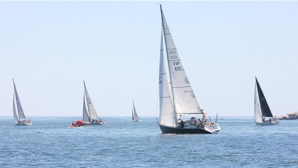 Imagen de la XI Regata Congalsa organizada por el Club Náutico Deportivo de Riveira.
