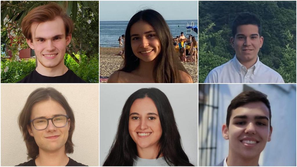 Los seis únicos alumnos que sacaron un 14 en Selectividad de 2022.