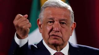 Andrés Manuel López Obrador, presidente de México, en una rueda de prensa.