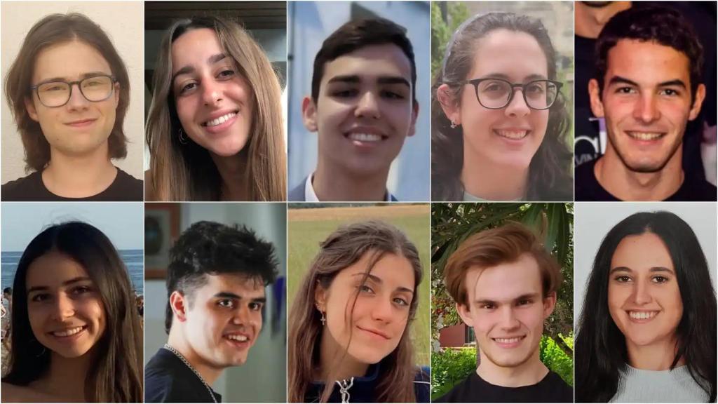 Algunos de los alumnos que han sacado las mejores notas en la EBAU 2022