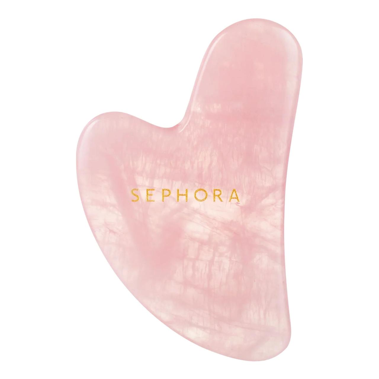 Gua Sha en Cuarzo Rosa de Sephora.