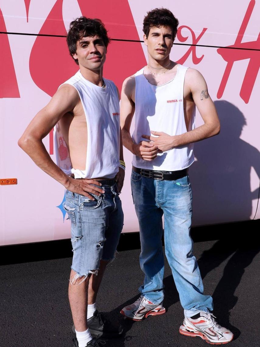 Los Javis en la celebración del Orgullo LGTBIQ+.