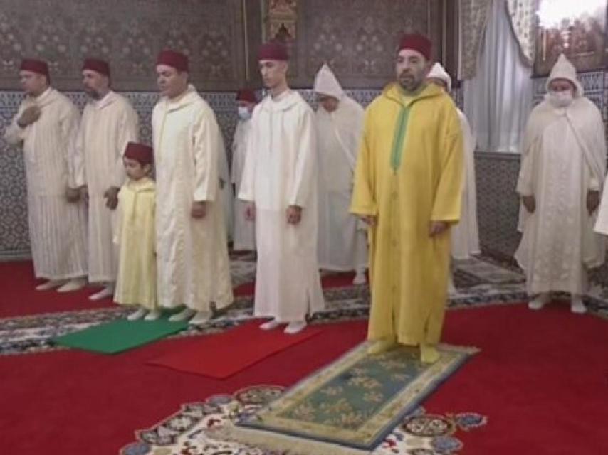 Ceremonia de la oración.