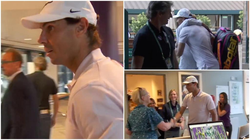 La despedida de Rafa Nadal en Wimbledon