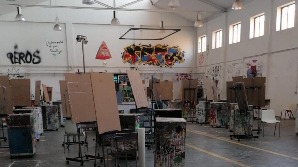 Uno de los talleres de pintura de la Universidad de Salamanca