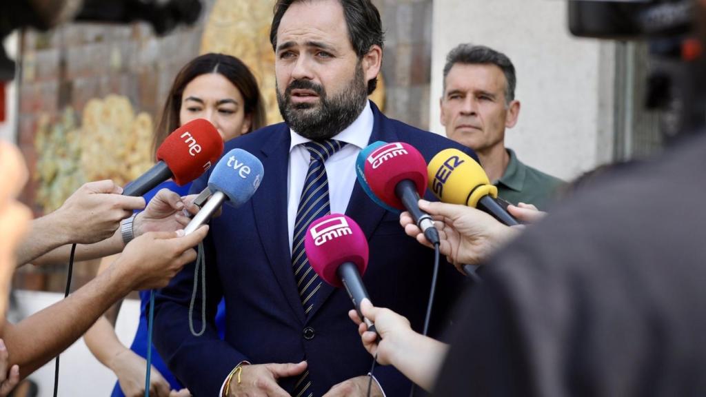 Paco Núñez, presidente del PP de Castilla-La Mancha, en una imagen de este miércoles