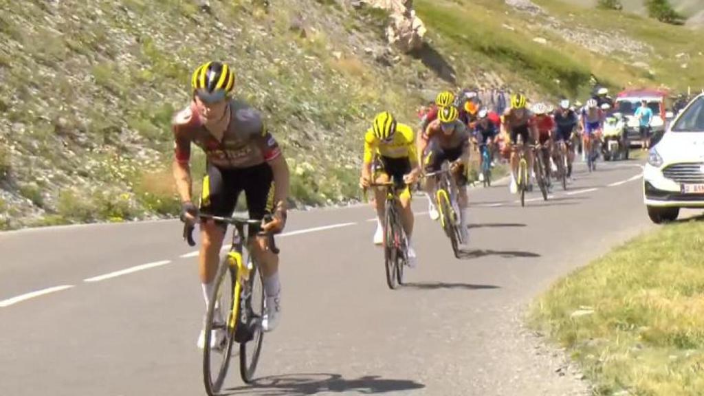 Primoz Roglic al ataque.