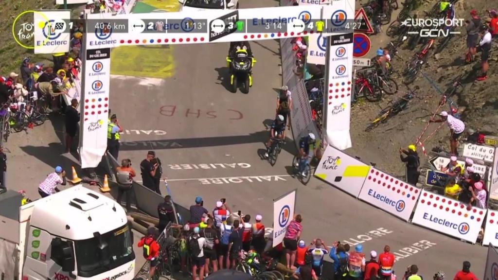 Enric Mas y Carlos Verona pasan el Galibier.