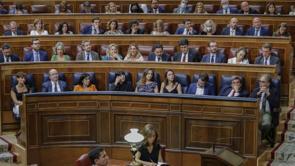 Vista parcial del Congreso de los Diputados