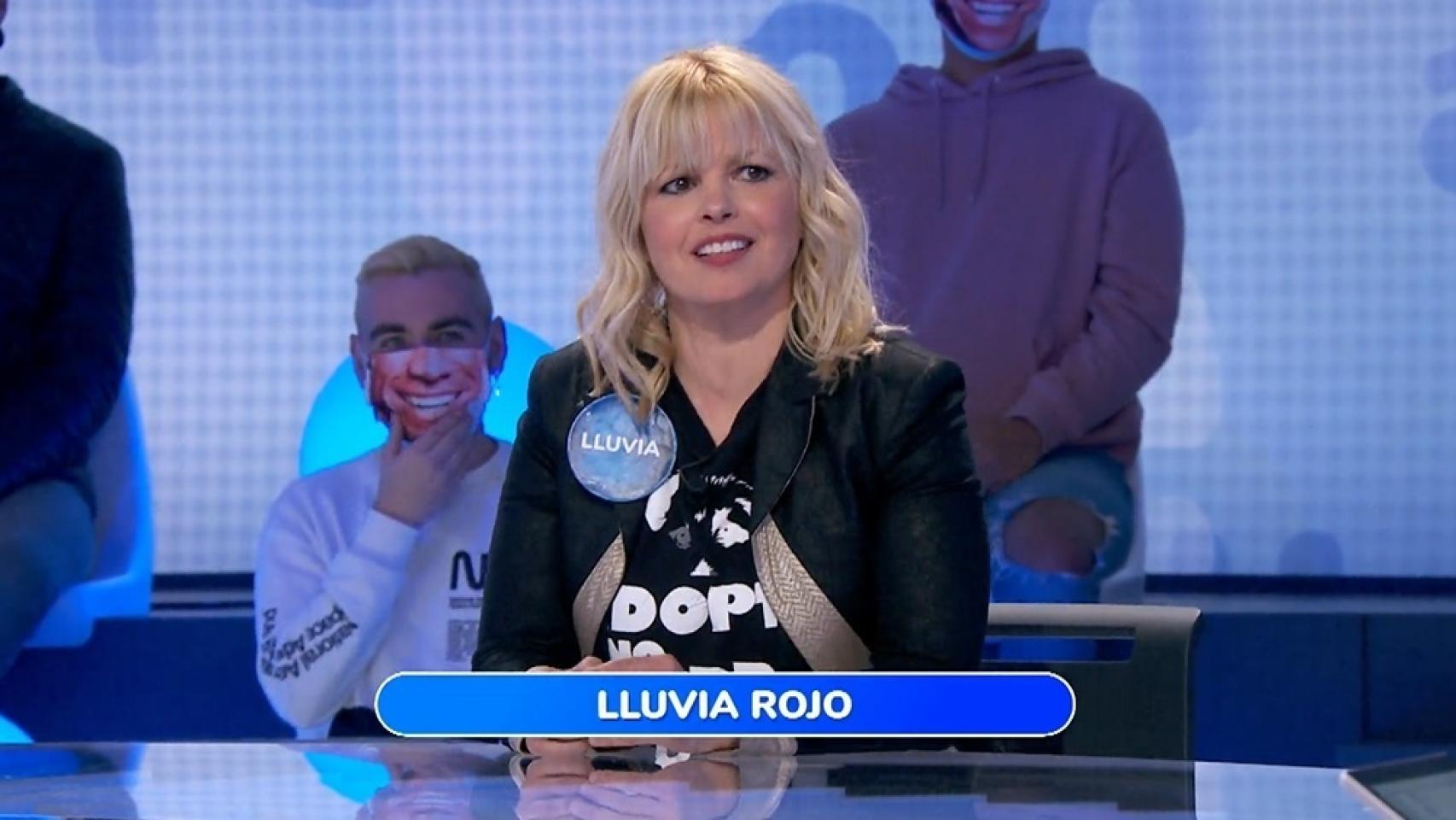 Lluvia Rojo, en una de sus intervenciones en 'Pasapalabra'