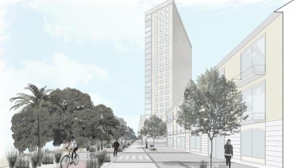 Imagen del proyecto de la avenida Ramón y Cajal.