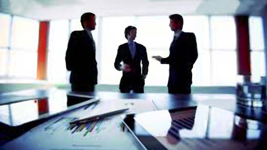 Reunión de ejecutivos de alta dirección. Ilustración: Adolfo Plasencia.