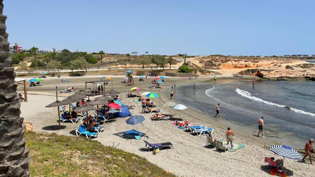 Una de las tres playas afectadas, en imagen de archivo.