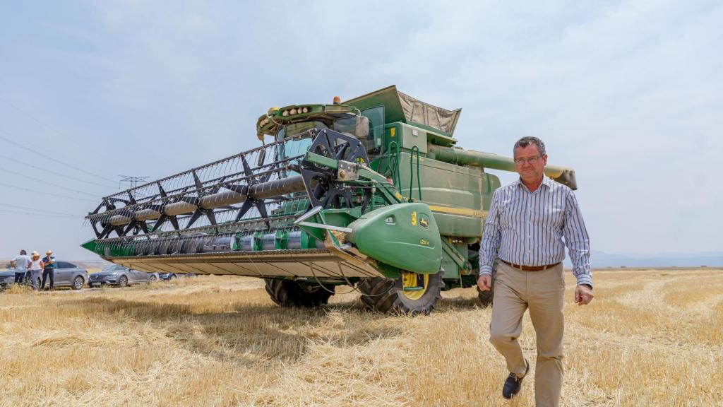 Gerardo Dueñas en su visita a Segovia este miércoles.
