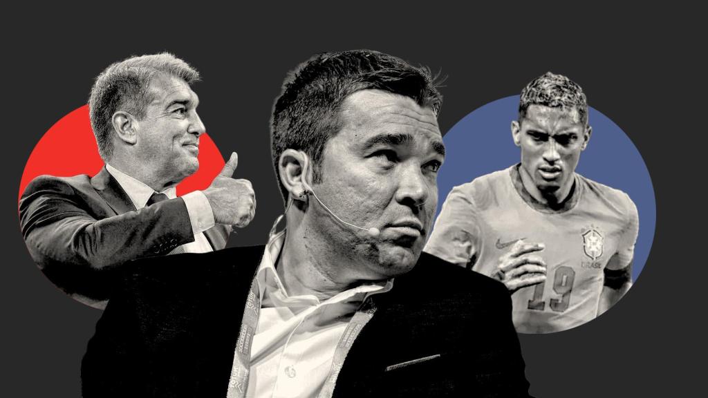 Laporta, Deco y Rapinha