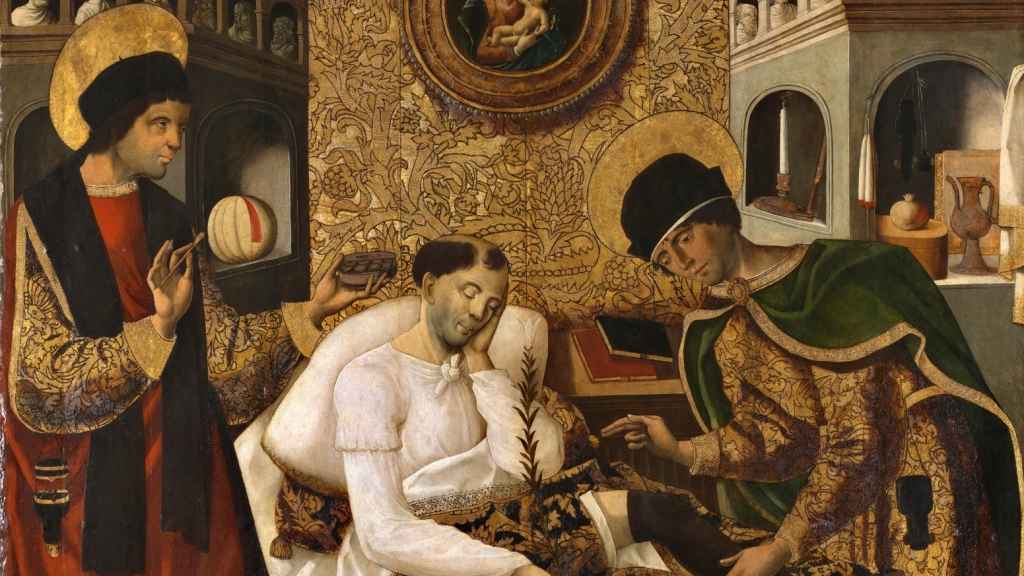 'Milagros de los santos médicos Cosme y Damián' (hacia 1510), de Fernando del Rincón, uno de los cuadros por los que pasea la autora. Foto: Museo del Prado